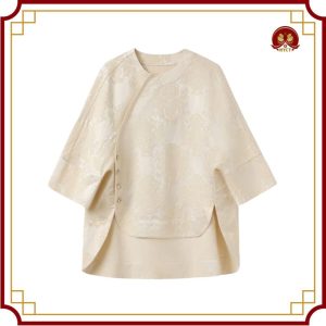 Bộ Phối Áo Lụa Thêu Và Chân Váy Dáng Dài Truyền Thống Đông Á - BST Nữ Lễ Hội