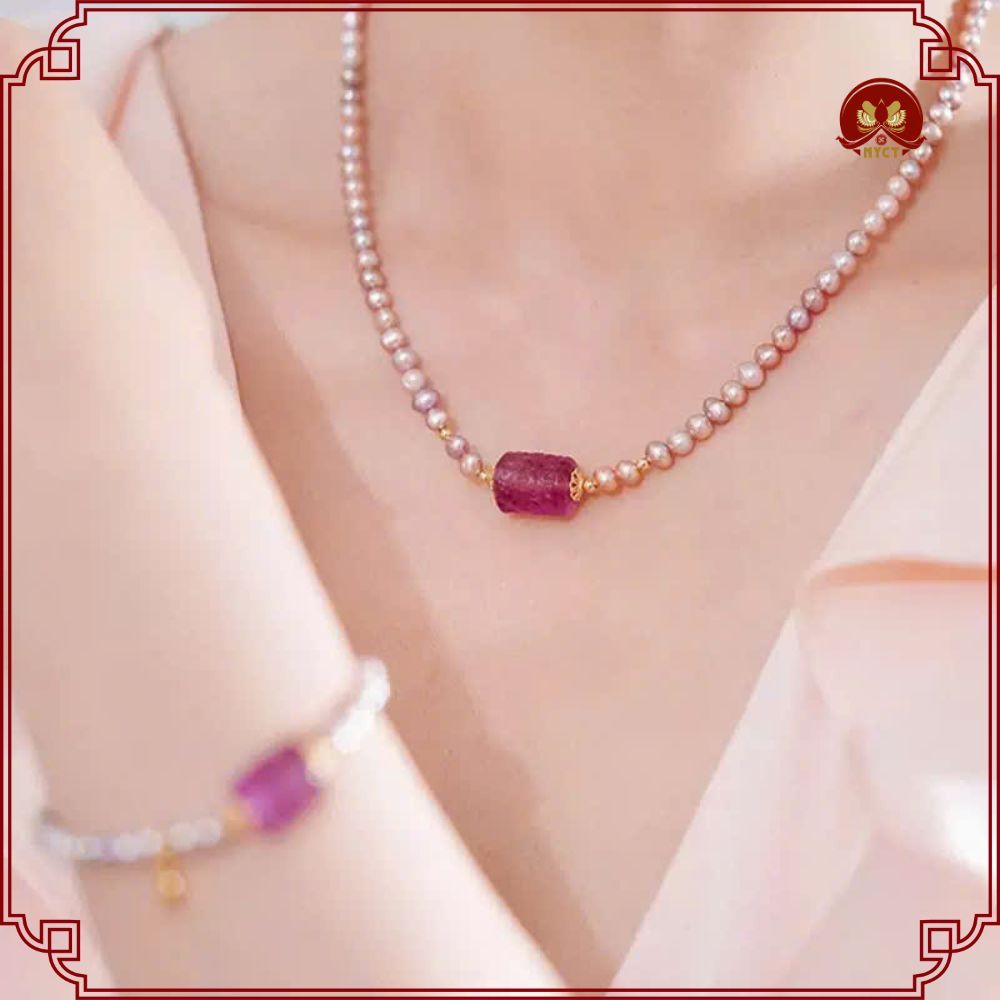 Vòng Tay Ngọc Trai Tự Nhiên - BST Trang Sức Nữ Lễ Hội - Ảnh 3