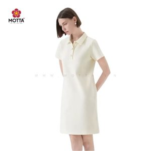 Váy Nữ Liền Cổ Polo Phong Cách Pháp Motta Dành Cho Nữ Xuống Phố