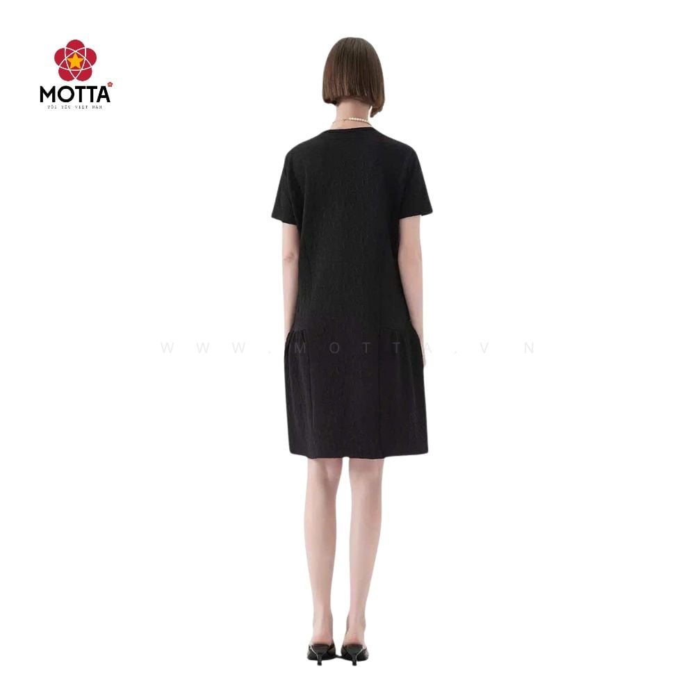 Đầm Nữ Motta Ngắn Tay Cổ Tròn Dành Cho Nữ Xuống Phố [HOT] - Ảnh 4