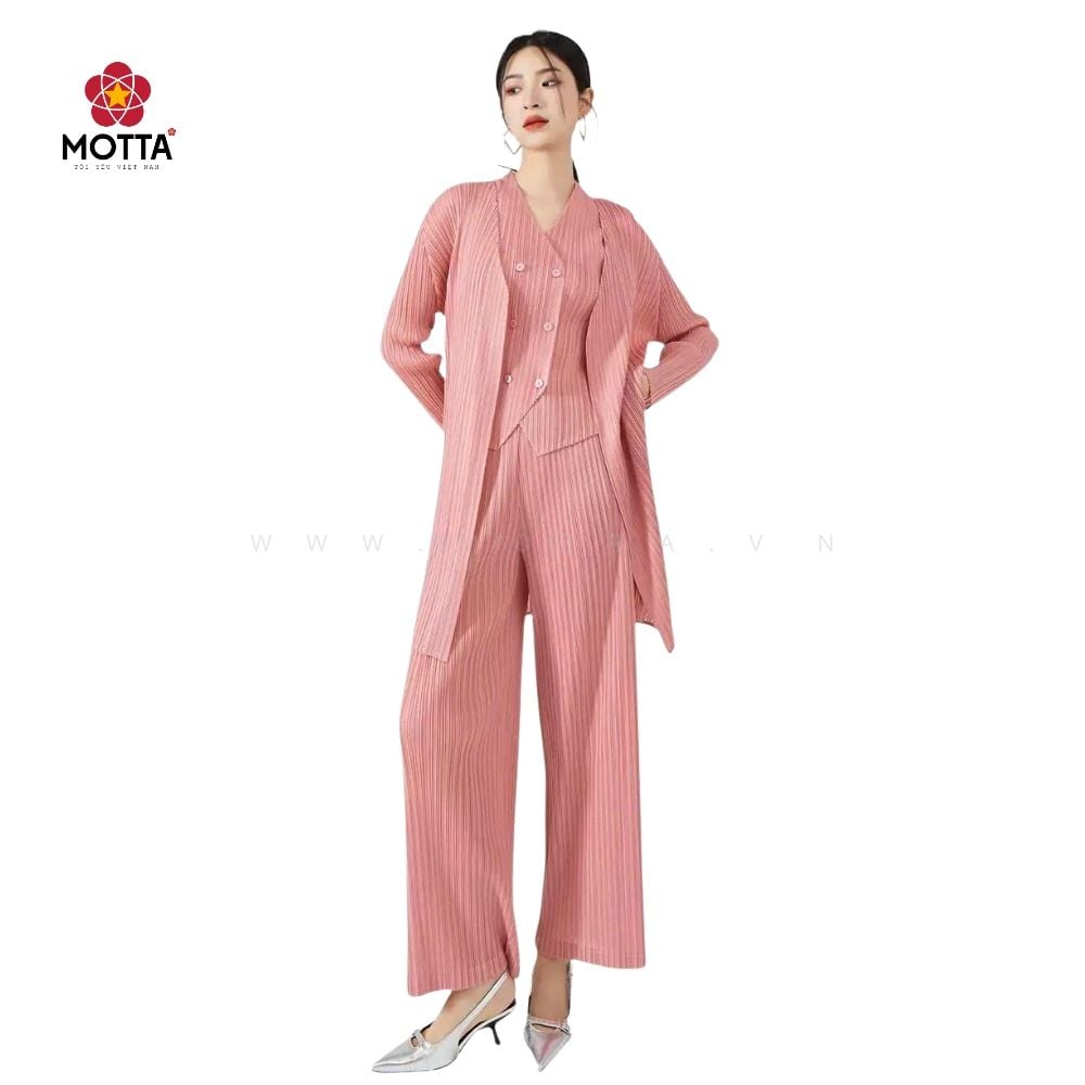 Bộ Vest Nữ Ba Món Thời Trang Thanh Lịch Dành Cho Nữ Xuống Phố, Công Sở - Ảnh 4