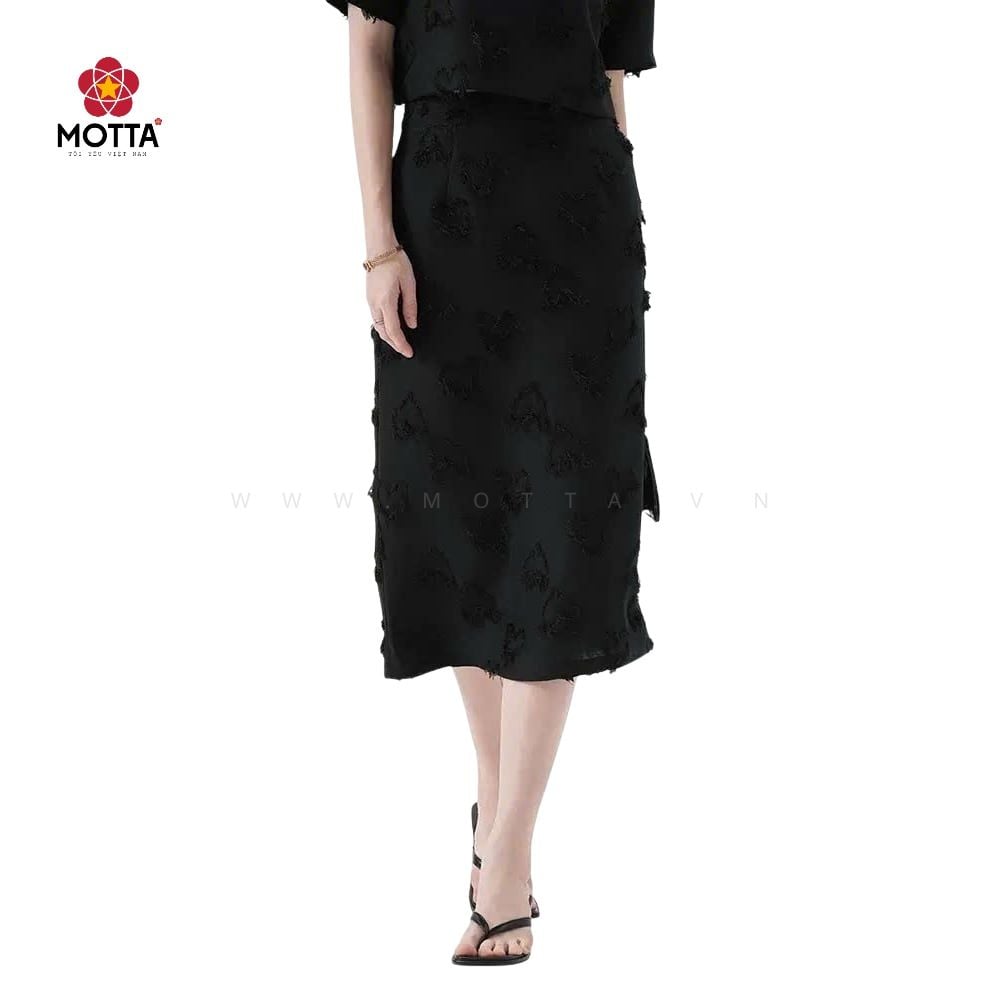 Bộ Váy Nữ Mùa Hè Jacquard Tua Rua Motta Dành Cho Nữ Xuống Phố - Ảnh 3