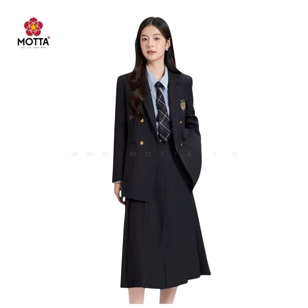 Bộ Vest Đen Nữ Motta Dành Cho Nữ Công Sở - Ảnh 2