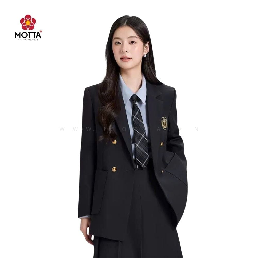 Bộ Vest Đen Nữ Motta Dành Cho Nữ Công Sở - Ảnh 4