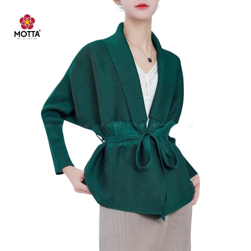 Áo Khoác Dệt Kim Cardigan Nữ Xếp Ly Kiểu Hàn Quốc Dành Cho Nữ Xuống Phố [HOT] - Ảnh 4